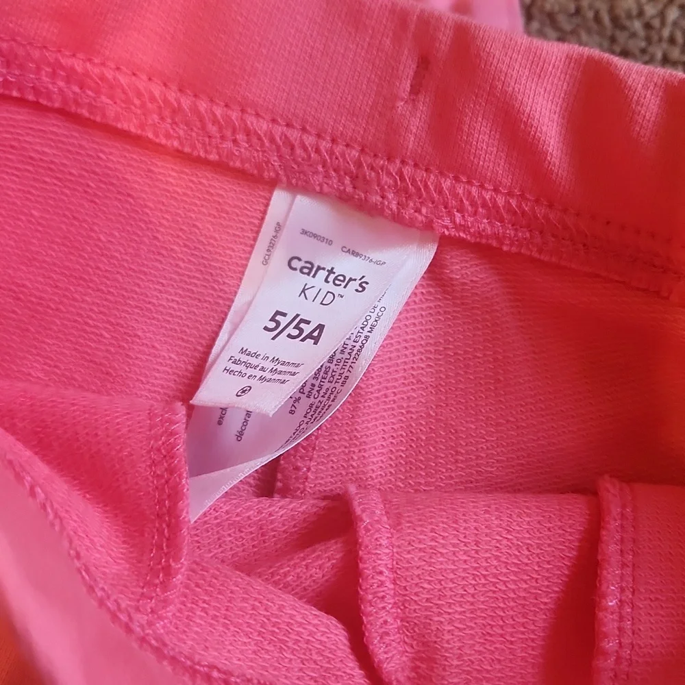 NWT Carter's T Shirt/shorts- 5T/5